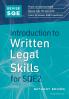 Revise SQE Introduction to Written Legal Skills for SQE2