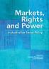 Markets Rights and Power in Australian Social Policy