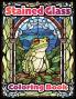 Stained Glass Coloring Book for All Ages