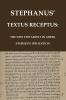 Stephanus' Textus Receptus of 1550