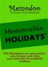 Memodoo Memorable Holidays