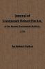 Journal of  Lieutenant Robert Parker  of the Second Continental Artillery 1779