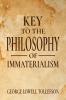 Key to the Philosophy of Immaterialism