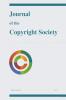 Journal of the Copyright Society Volume 71(2)