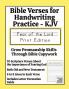 Bible Verses for Handwriting Practice - KJV