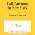 Fall/Autumn In New York