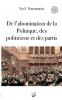 De l'abomination de la Politique des politiciens et des partis