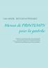 Menus de printemps pour la gastrite