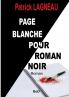 Page blanche pour roman noir