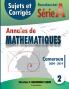 Annales de Mathématiques Baccalauréat A Cameroun 2009 - 2019