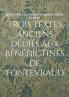 Trois textes anciens d��di��s aux B��n��dictines de Fontevraud