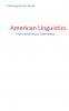 American linguistics