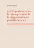 120 Propositions dans la raison privative de la catégorisation du possible Série 4-3