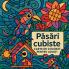 Păsări cubiste - Carte de colorat pentru adulți