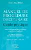 Manuel de procédure disciplinaire