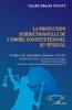 La protection juridictionnelle de l'ordre constitutionnel au Sénégal