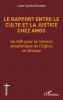 Le rapport entre le culte et la justice chez Amos