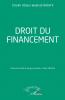 Droit du financement