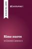 Rime nuove - Giosuè Carducci (analisi del libro)