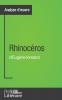 Rhinoc��ros d'Eug��ne Ionesco (Analyse approfondie)