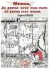 MEMOS JE PENSE AVEC MES MOTS JE PANSE MES MAUX