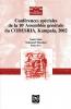 Conferences speciales de la 10e Assemblee generale du CODESRIA Kampala 2002