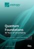Quantum Foundations
