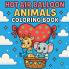 Hot Air Balloon Animals - Coloring Book