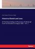 Historical Sketch and Laws