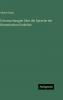 Untersuchungen über die Sprache der Homerischen Gedichte
