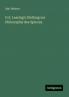 G.E. Lessing's Stellung zur Philosophie des Spinoza