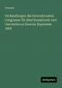 Verhandlungen des Internationalen Congresses für Alterthumskunde und Geschichte zu Bonn im September 1868