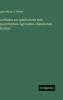 Leitfaden zur qualitativen und quantitativen Agricultur-chemischen Analyse