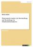 Ökonomische Analyse der Bereitstellung und Herstellung von Verkehrsinfrastrukturen