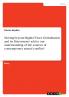 Moving beyond Stiglitz? Does 'Globalisation and its Discontents' add to our understanding of the sources of contemporary armed conflict?