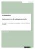Sachunterricht als Anfangsunterricht