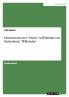 Dimensionen der triuwe in Wolframs von Eschenbach Willehalm
