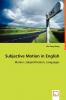 Subjective Motion in English - Motion Subjectification Languages