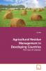 Agricultural Residue Management in Developing  Countries