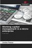 Working capital management in a micro-enterprise