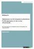 Maßnahmen zur Re-Integration arbeitsloser Problemgruppen in den ersten Arbeitsmarkt