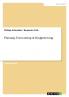 Planung Forecasting & Budgetierung