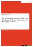 The development dimension of the Doha Developmental Round and its impact on developing countries