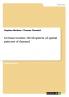 German tourists. Development of spatial patterns of demand