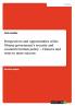Perspectives and opportunities of the Obama government's security and counterterrorism policy - Chances and ways to more success