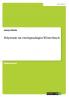 Polysemie im zweisprachigen Wörterbuch