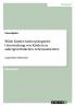Wilde Kinder. Anthropologische Untersuchung von Kindern in außergewöhnlichen Lebensumwelten