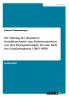 Die Haltung der deutschen Sozialdemokratie zum Parlamentarismus von den Parteigründungen bis zum Ende des Sozialistengesetz (1863-1890)