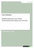 Praktikumsbericht zum Thema