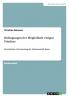 Bedingungen der Möglichkeit ewigen Friedens